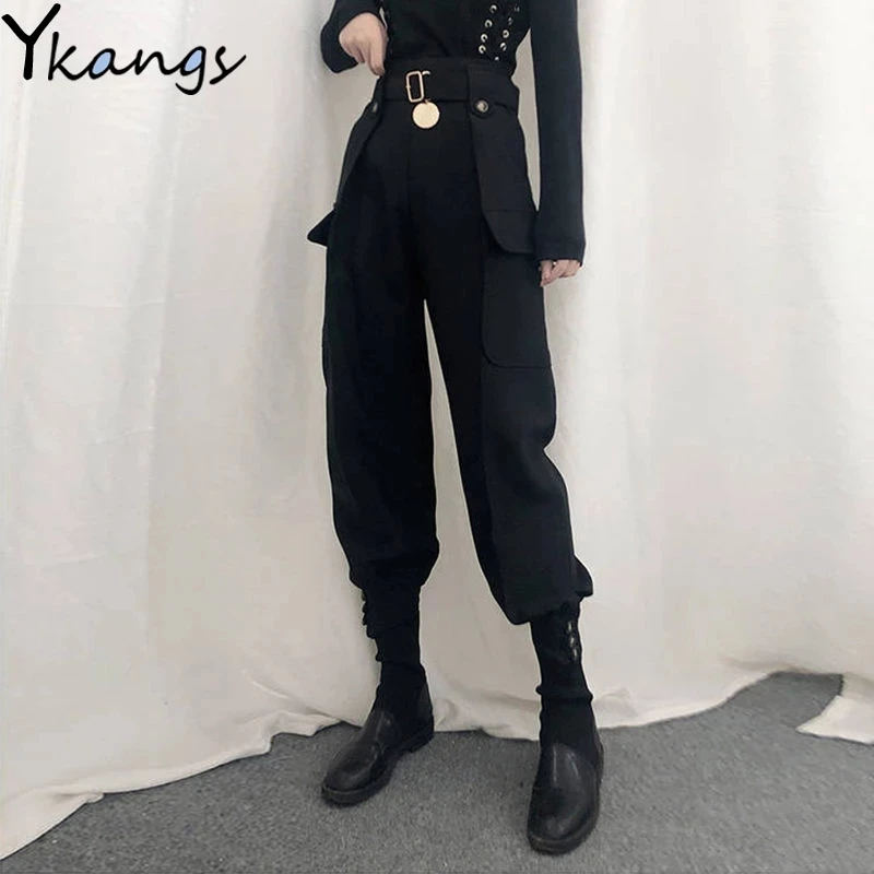 Pocket Casual Denim Shorts Summer Retro Blue Cargo Port Loose Big Pocket Thin Fashion Washed Five Point Casual High Waist Shorts