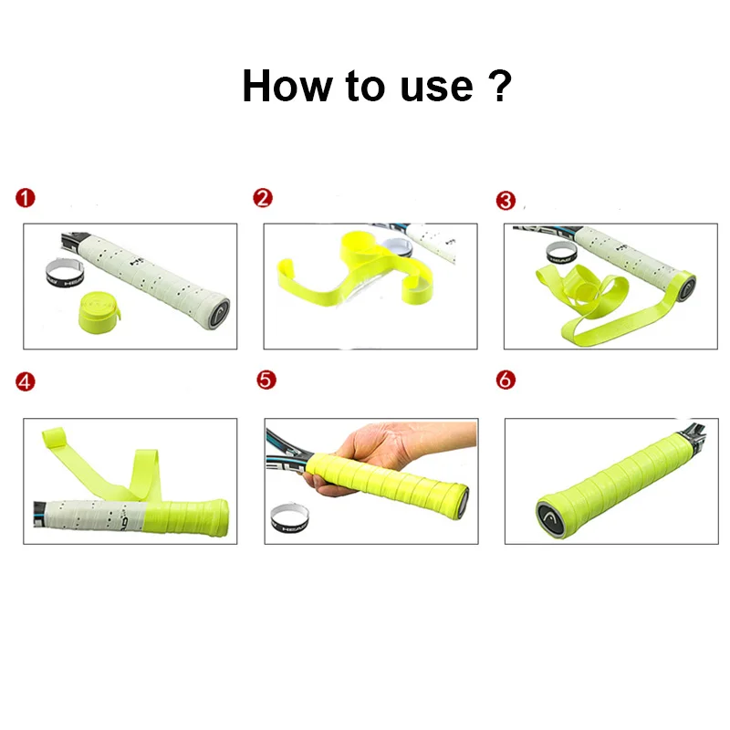 12pcs/lot Tennis Overgrip Padel Racket Single Tenis Grip Tape Anti Slip Outdoor Replacement Sweatband Badminton Accessories