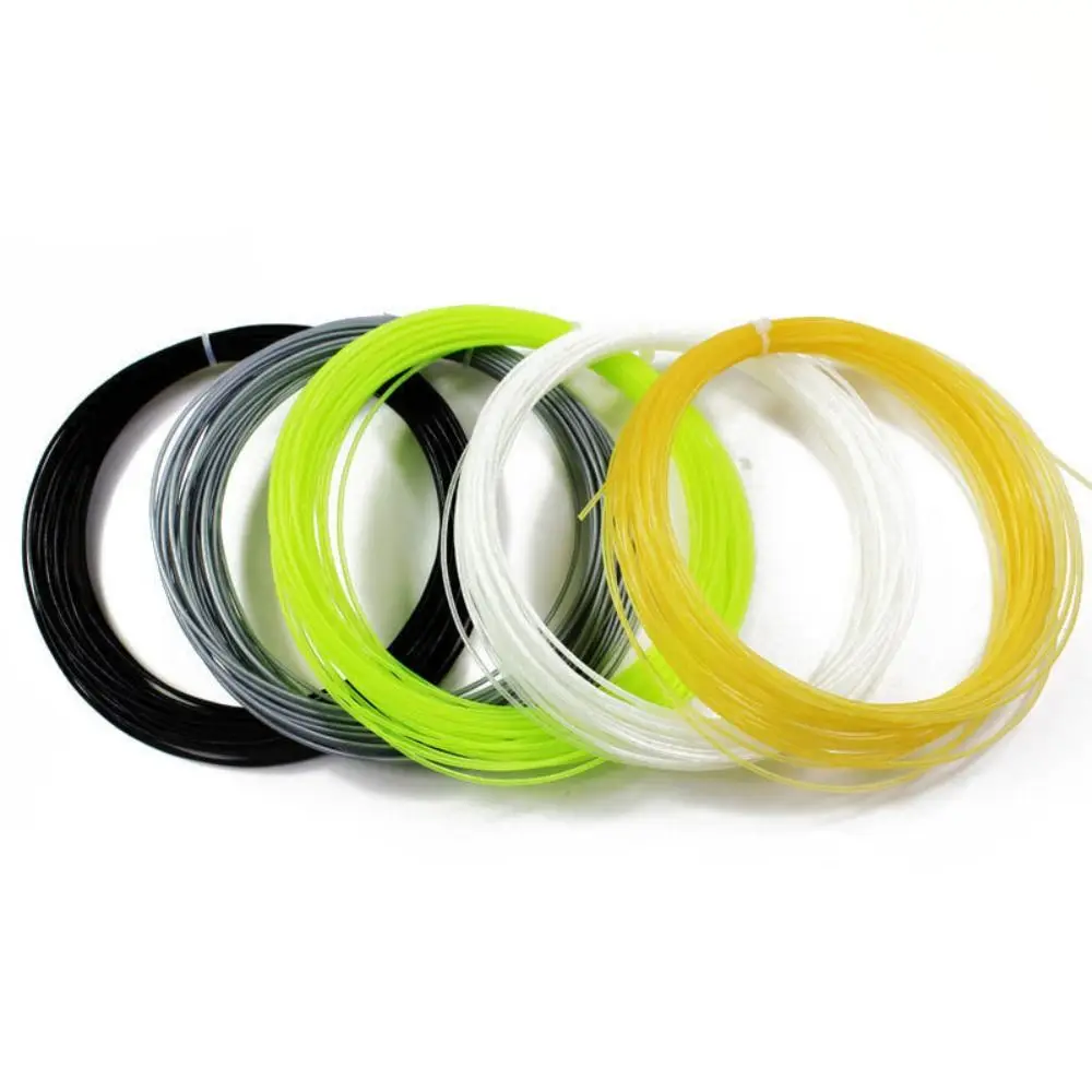 1.35mm 12M Tennis Racket String Sport Supplies Multicolor Racquet Thread Repair High Elasticity Polyester Nylon Titanium Wire
