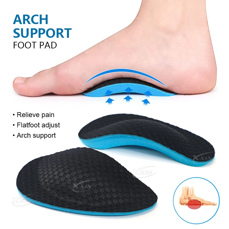 【Xxin】Arch Support Insoles Orthopaedic Insole Sponge High Elasticity Flat Foot Shoe Insoles