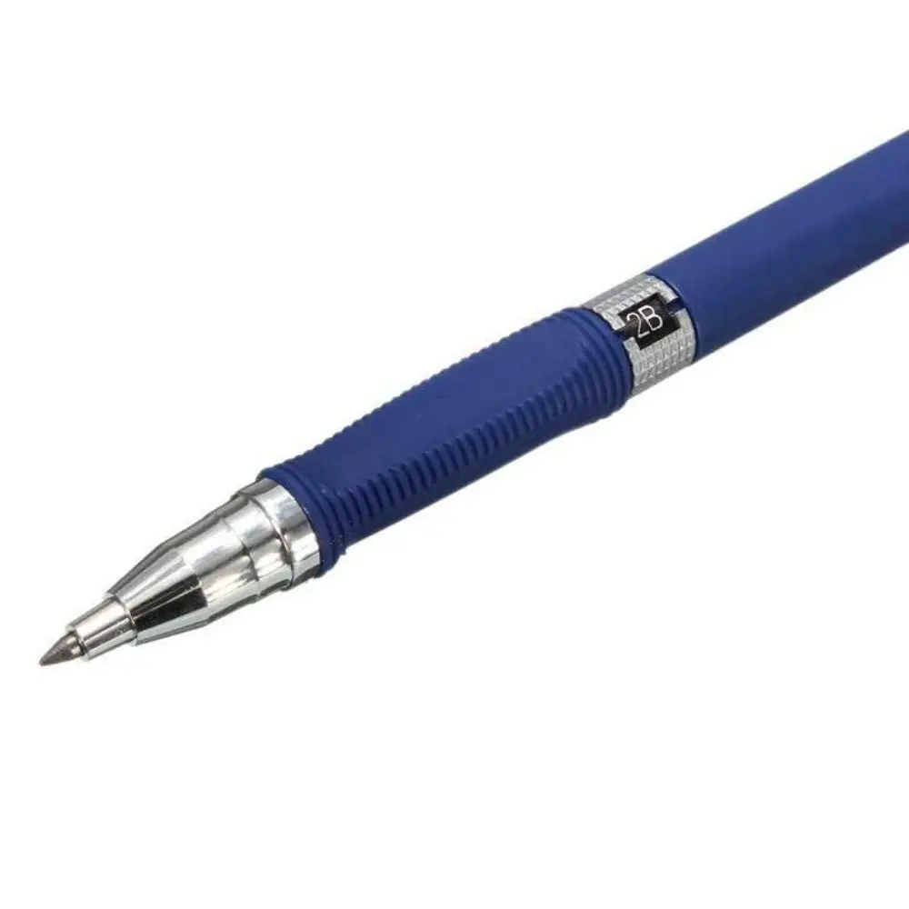 Mechanical Pencil 2.0 mm with 2B Black/Colors Lead Refill For Writing Sketching Art Drawing Painting School Automatic Pencil