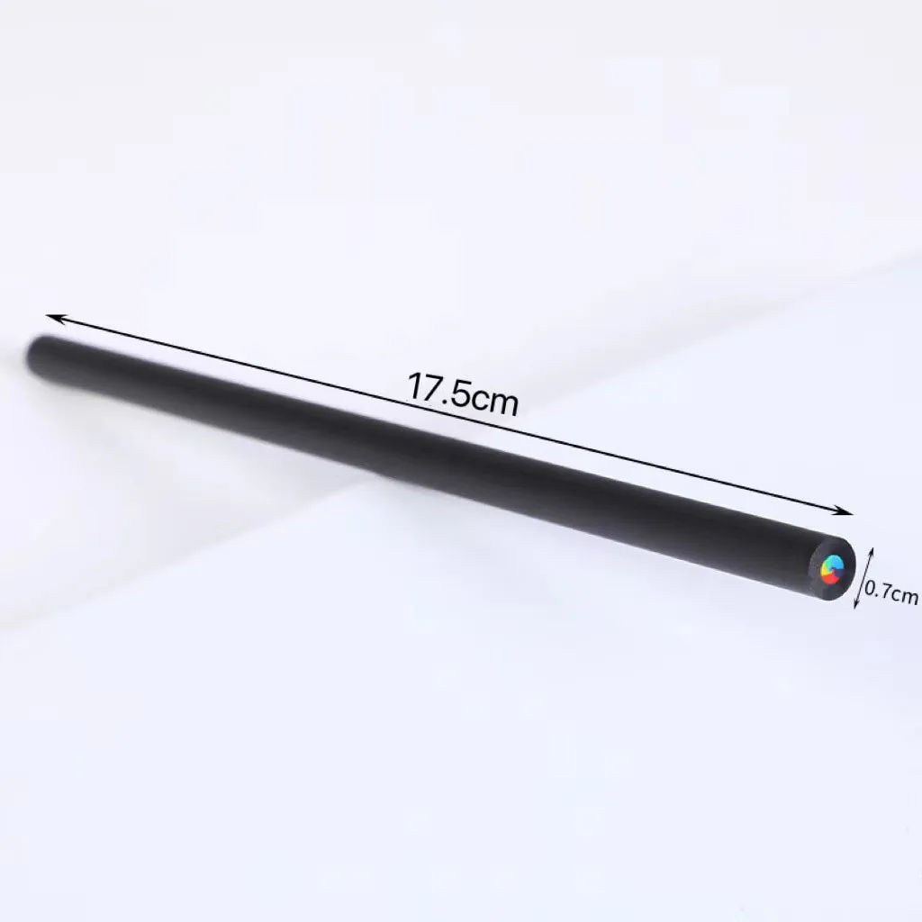 5/10pcs 7-color kawaii black wood rainbow core colored pencil drawing tool wooden pencil art supplies stationery school supplies