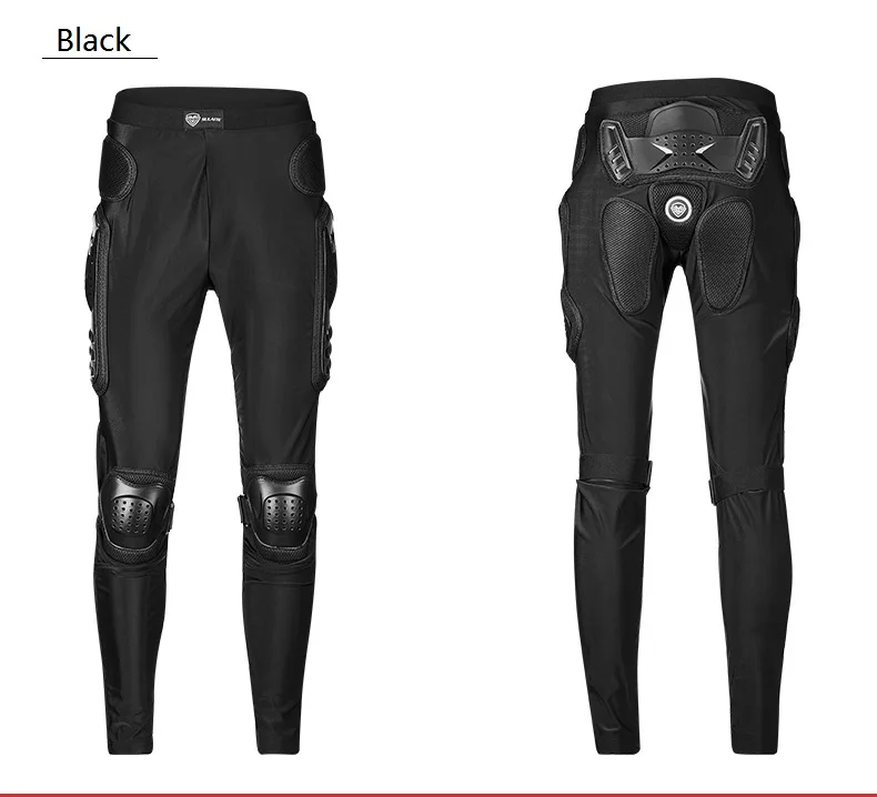 SULAITE Motorcycle Armor Trousers Motocross Pants Long Armor Knee Crotch Hip Protection Motorbike Riding Racing Equipment Shorts