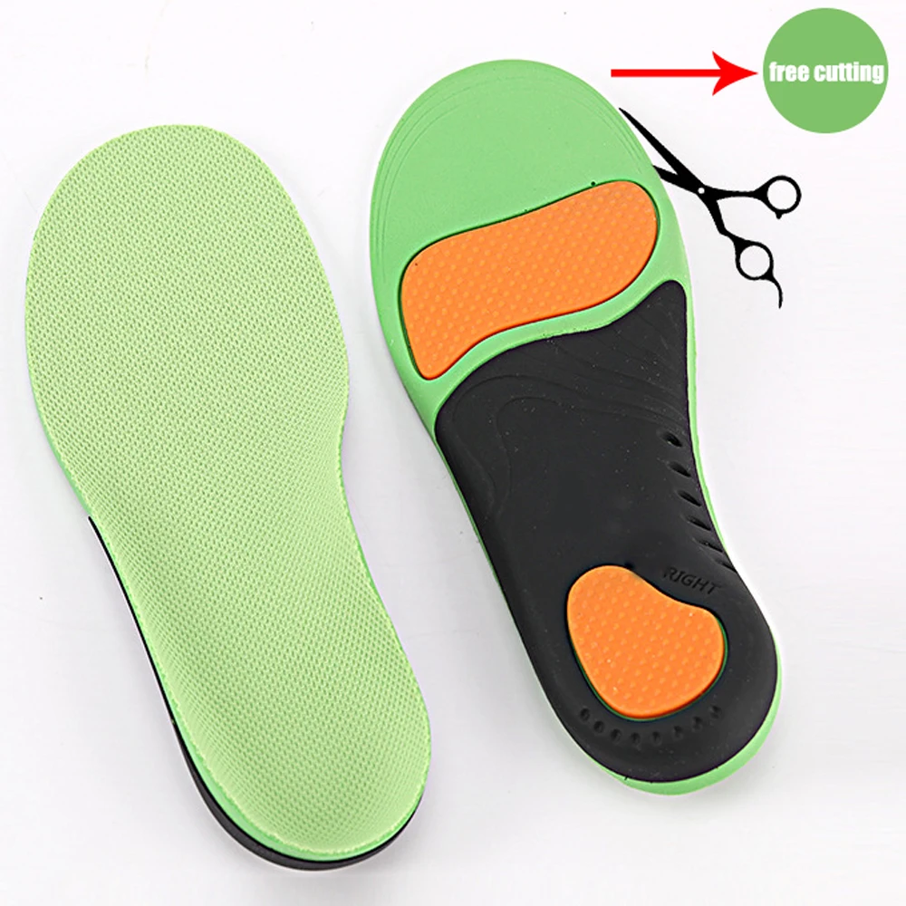 Premium Silicone Gel Insoles for Shoe Men Women Orthopedic Arch Support Sports Insoles for Flat Feet Plantar Fasciitis Shoe Sole