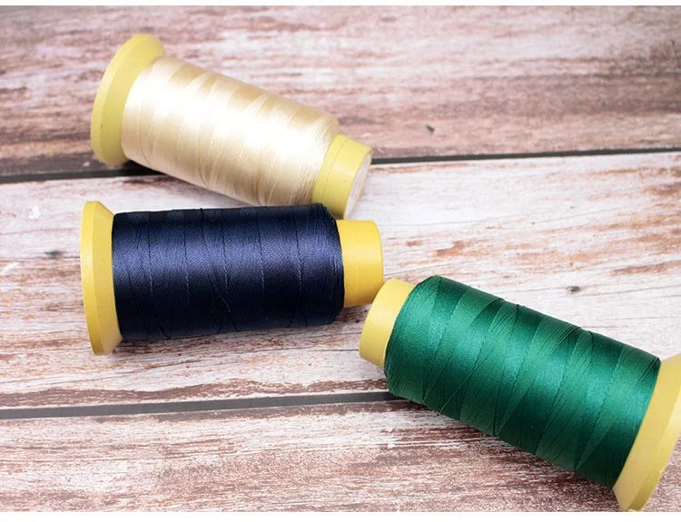Heavy Duty Thread 1500 Yards 210D/3 All Purpose High Strength Polyester Sewing Thread for Weave Upholstery Jeans Beading Purse