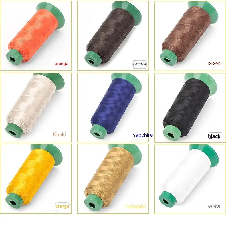 Heavy Duty Thread 1500 Yards 210D/3 All Purpose High Strength Polyester Sewing Thread for Weave Upholstery Jeans Beading Purse