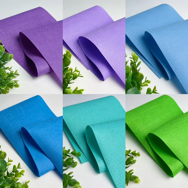 20/40/60cm Nonwoven Needlework Felt Fabric Patchwork Cloth Bundle for Kids Scrapbooking Doll Sewing Crafts DIY Quilting Sheet