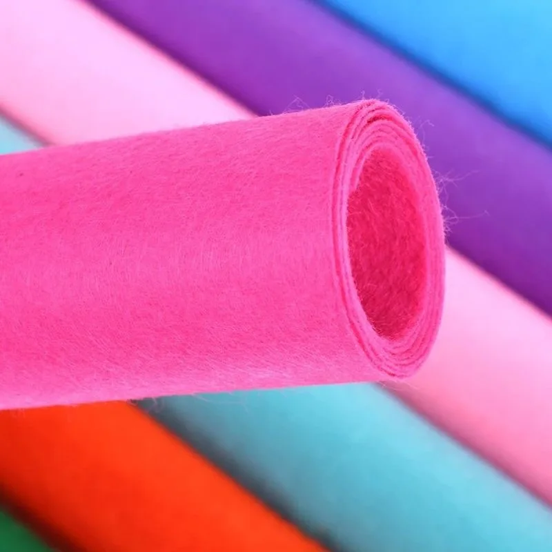 20/40/60cm Nonwoven Needlework Felt Fabric Patchwork Cloth Bundle for Kids Scrapbooking Doll Sewing Crafts DIY Quilting Sheet