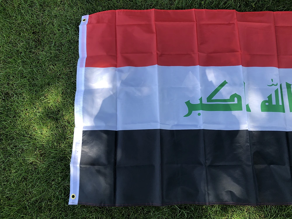 SKY Flag Free Shipping Iraq Flag Nation 90x150cm 3ft X 5ft Polyester Banner Custom Flag All Over the World Worldwide