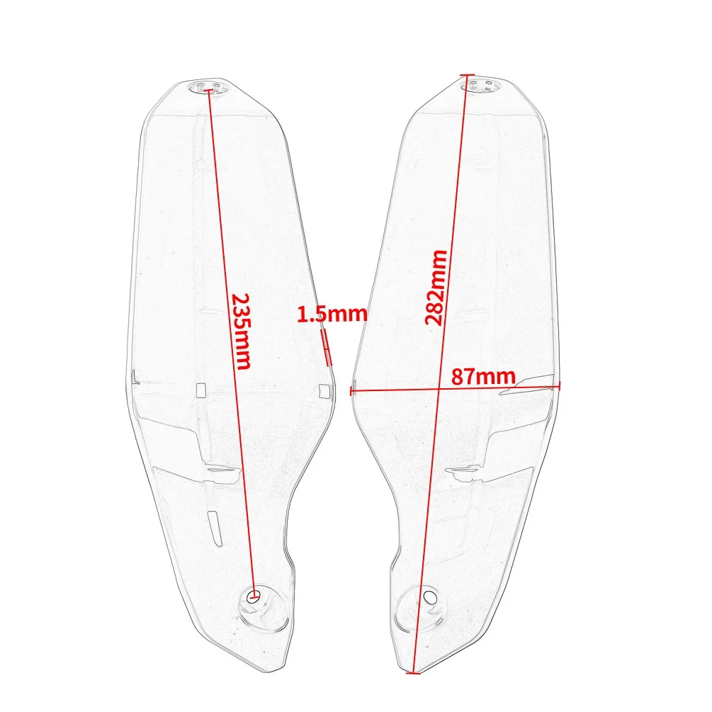 Handguard Hand Guard Screen Shield Cover For Honda Africa Twin Adventure Sports 2020 2021 2022 2023 2024 X-ADV 750 2021