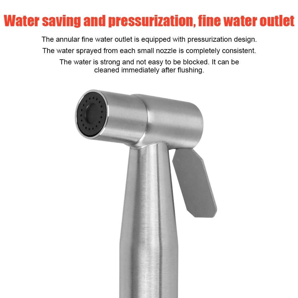 Handheld Hand Bidet faucet For Bathroom hand sprayer shower head Bidet sprayer set For toilet Stainless Steel self cleaning