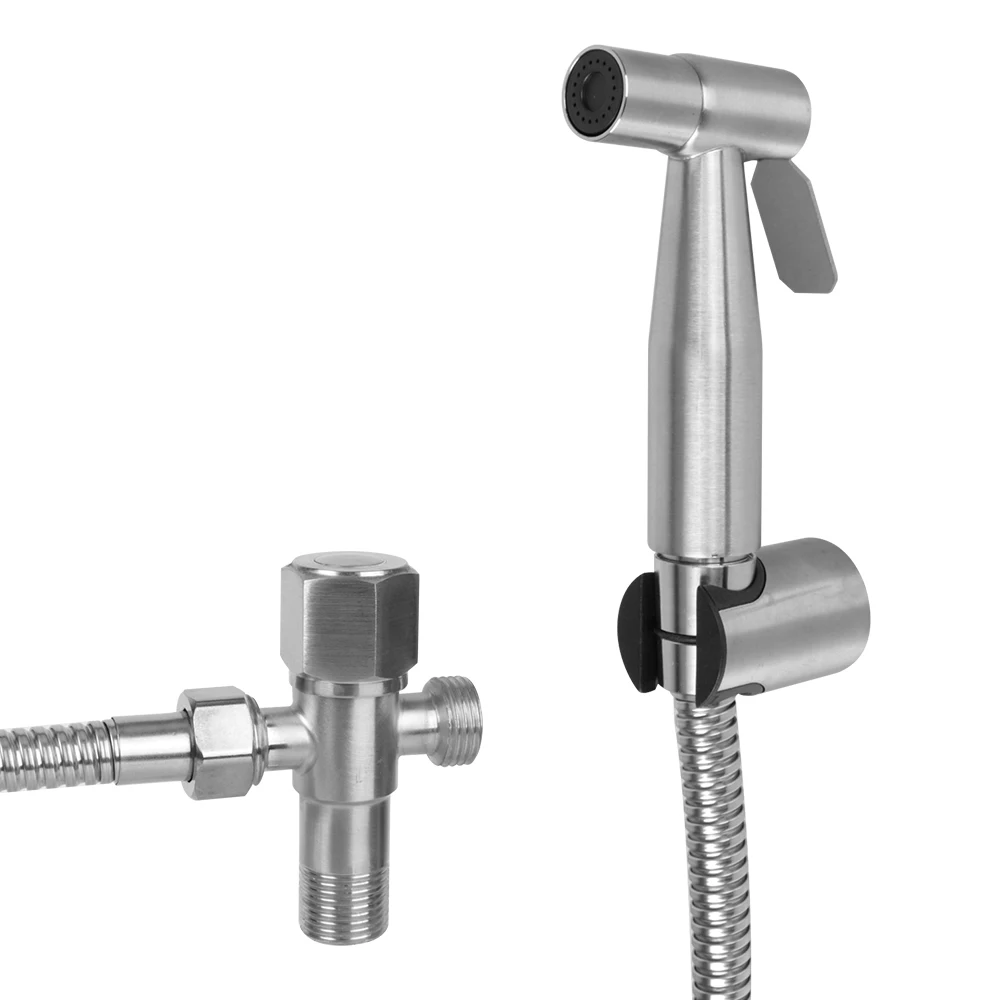 Handheld Hand Bidet faucet For Bathroom hand sprayer shower head Bidet sprayer set For toilet Stainless Steel self cleaning