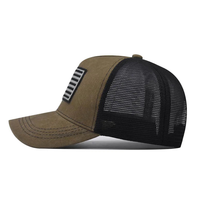 Fashion Cotton Men Women Tactical Fashion Baseball Cap Usa American Flag Outdoor Unisex Hip Hop Hats For Runing