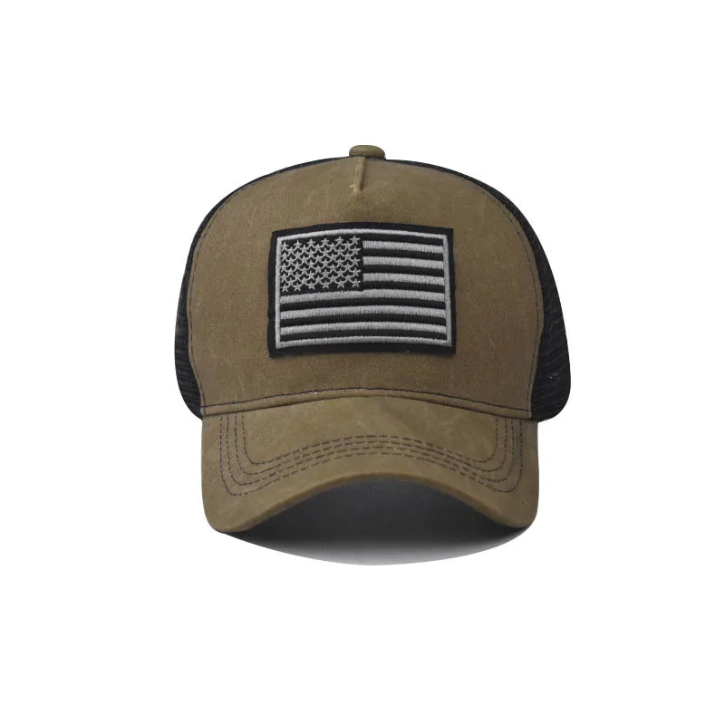 Fashion Cotton Men Women Tactical Fashion Baseball Cap Usa American Flag Outdoor Unisex Hip Hop Hats For Runing