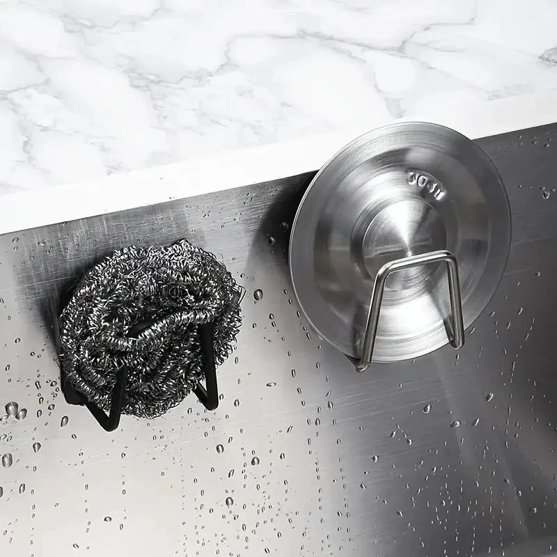 Sponge drainage bracket, wall mounted sponge bracket, stainless steel sink drainage bracket