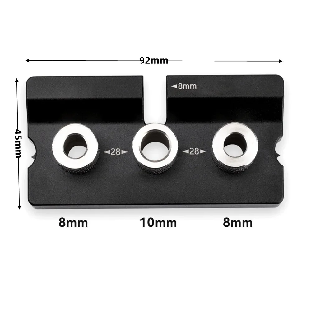 Woodworking 3 In 1 Doweling Jig Kit -Adjustable Wood Dowel Punch Locator Aluminum Pocket Hole Jig, Cabinet Hole Drill Guide Tool