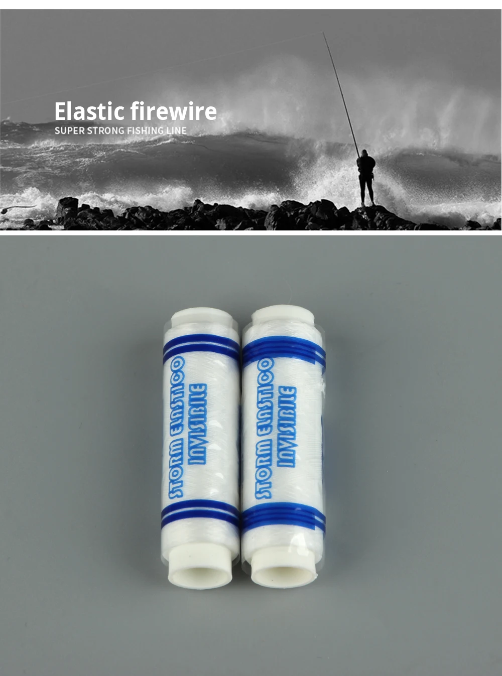 FTK 250M Strong Elastic Firewire Elastic Line 0.2mm Fishing Line Japan Fishing Thread Fishing Tools Fishing Tackle