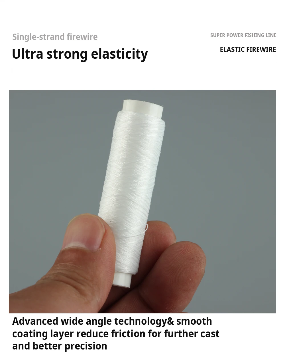 FTK 250M Strong Elastic Firewire Elastic Line 0.2mm Fishing Line Japan Fishing Thread Fishing Tools Fishing Tackle