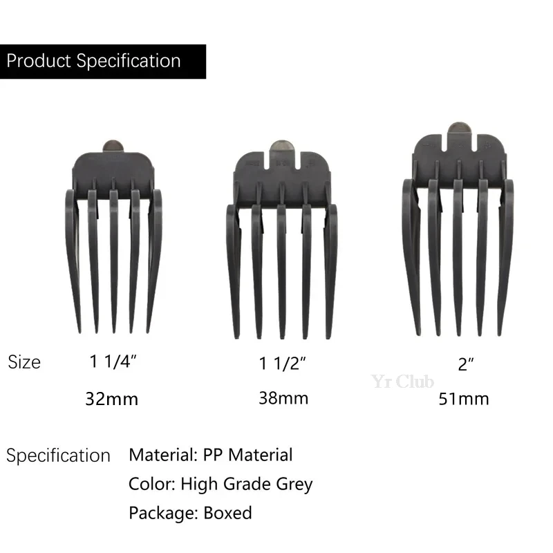 Large Limit Comb 32mm 38mm 51mm For Wahl Hair Clipper Guards Barber Shop Cutting Guide Combs Electric Clippers Accessory Y0504