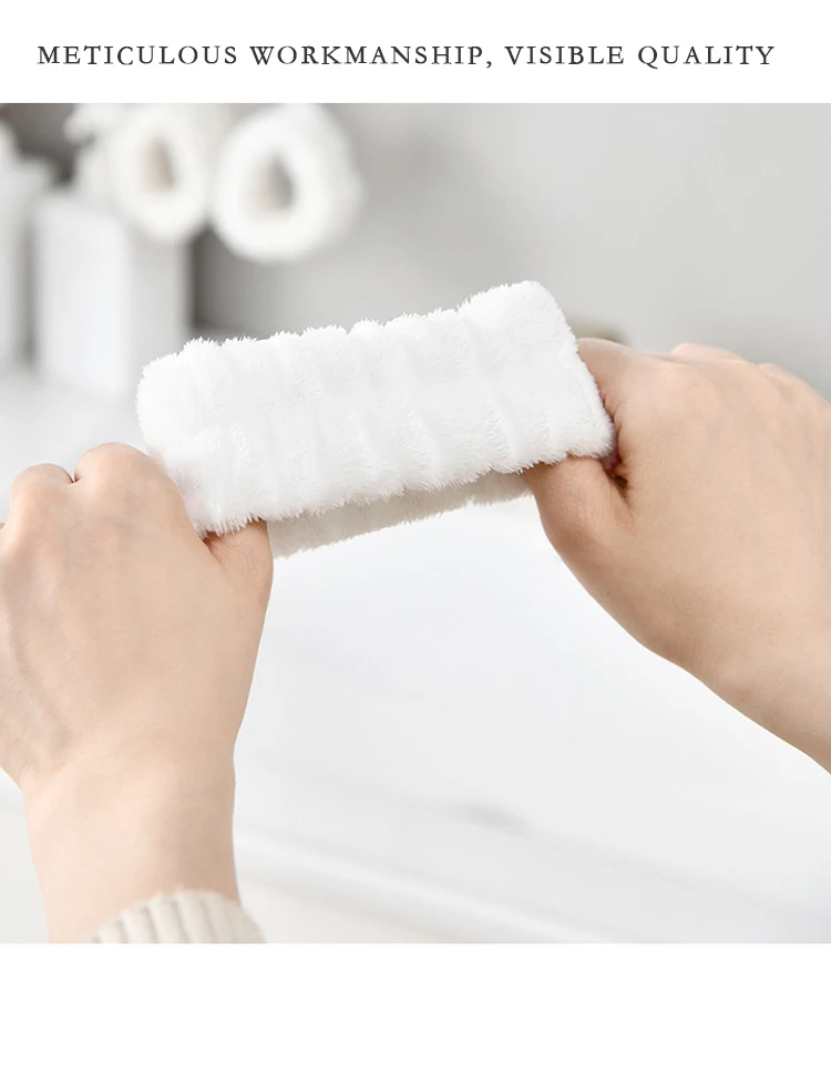 Absorbent Wrist Washing Wristbands Soft Microfiber Washband Towel For Wash Face Water Washing Prevent Wetness Wrist belt