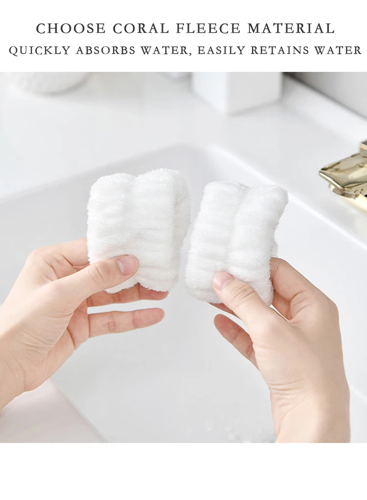 Absorbent Wrist Washing Wristbands Soft Microfiber Washband Towel For Wash Face Water Washing Prevent Wetness Wrist belt