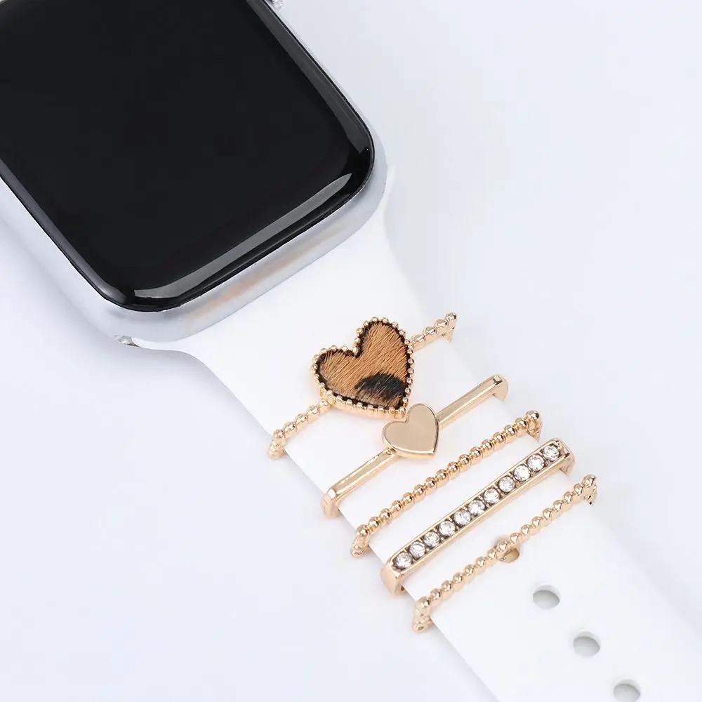 Decoration For Apple watch band 9 8 7 6 se Diamond Jewelry Charms Accessories correa samsung/Huawei strap 20/22mm watch Bracelet