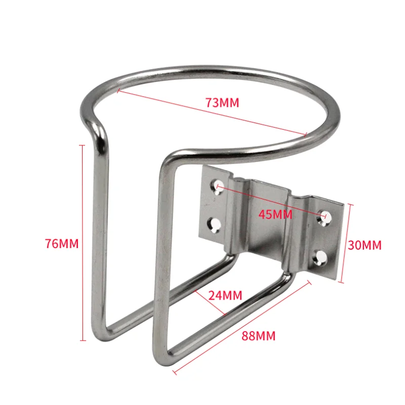 1pcs Stainless Steel Boat Ring Cup Drink Holder Universal Drinks Holders For Marine Yacht Truck Rv Car Trailer Hardware