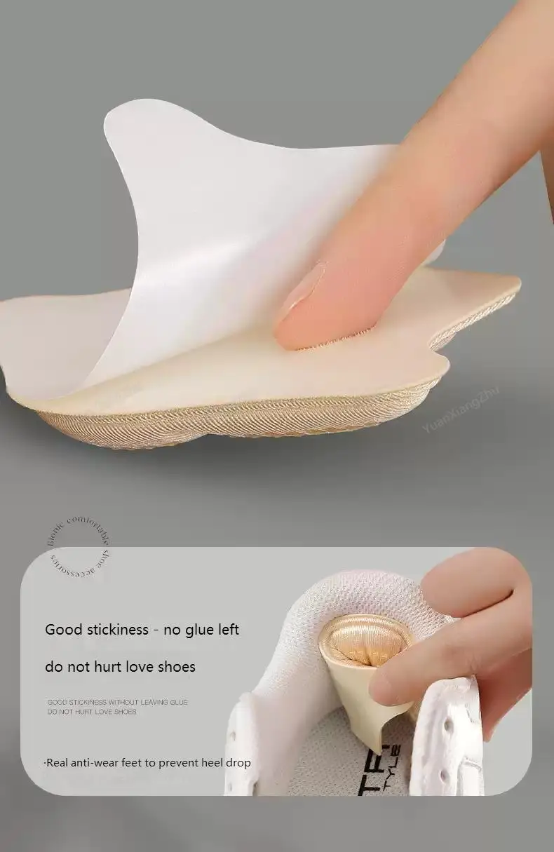 Heel Stickers Heel Protectors Sneaker Shrinking Size Insoles Anti-wear Feet Shoe Pads Adjust Size High Heel Cushion Inserts