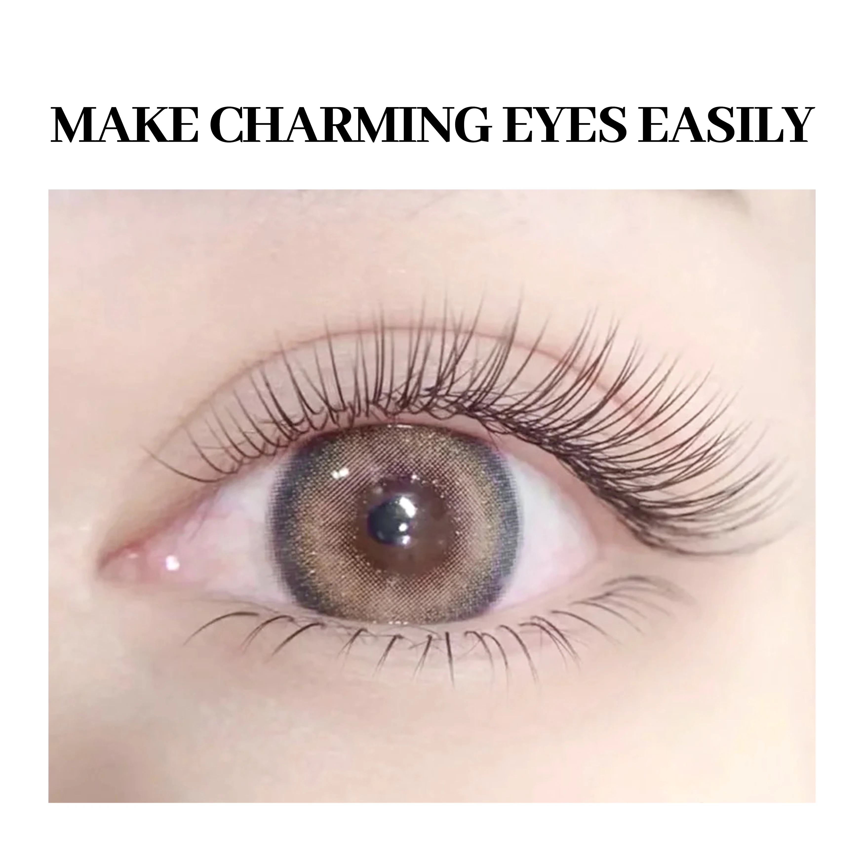 XIUSUZAKI Flat Ellipse Individual Lashes Extensions Matte Black Split Tips Classic Volume Eyelash Extension False Lashes Tools