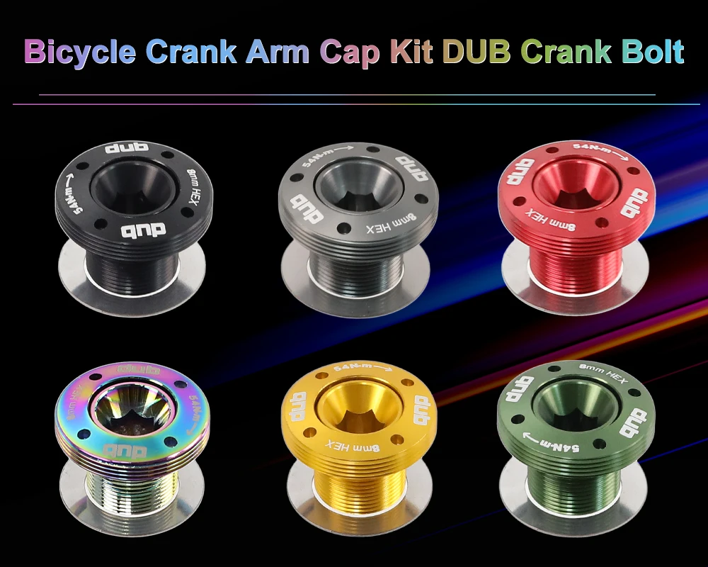 Bicycle Crank Arm Cap Kit DUB Crank Cover DUB Cap Crank Self-Extracting Bolt M18/M30 for SRAM NX/GX/Force/XX1 Crank Spare Part