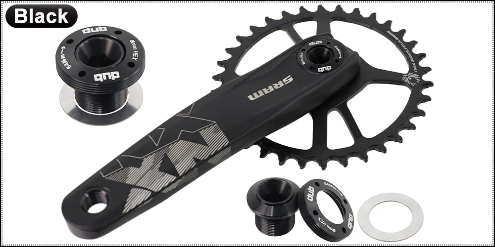 Bicycle Crank Arm Cap Kit DUB Crank Cover DUB Cap Crank Self-Extracting Bolt M18/M30 for SRAM NX/GX/Force/XX1 Crank Spare Part