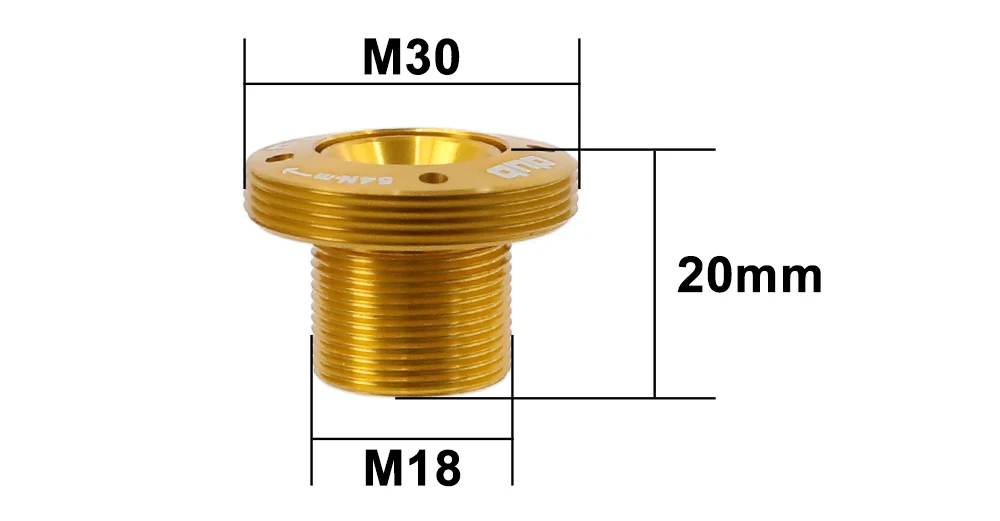 Bicycle Crank Arm Cap Kit DUB Crank Cover DUB Cap Crank Self-Extracting Bolt M18/M30 for SRAM NX/GX/Force/XX1 Crank Spare Part