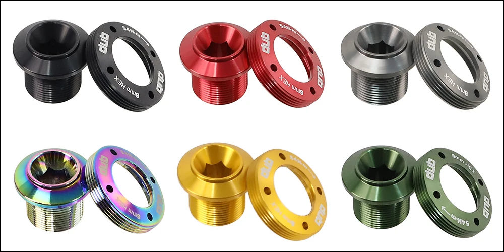 Bicycle Crank Arm Cap Kit DUB Crank Cover DUB Cap Crank Self-Extracting Bolt M18/M30 for SRAM NX/GX/Force/XX1 Crank Spare Part