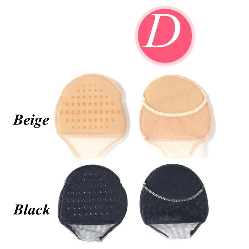 1 Pair Invisible Half Size Forefoot Cushion Women's High Heels Anti-Slip Foot Protectors Soft and Durable Insoles Reduce Pain