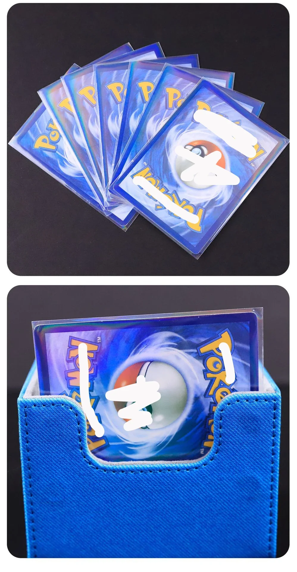 50Pcs Set Card Bags Laser Color Cards Sleeves Protector id Card Holder Foil Transparent Clear Kpop Photo Card Covers Cards Case