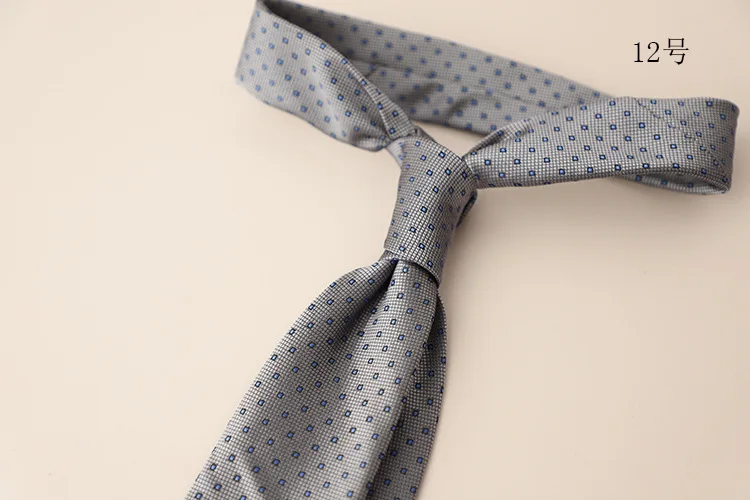2024 New Design Green Brown Neckties 8cm Men Polyester Flower Neck Tie Young College Student Daily Wear Shirt Accessories Cravat
