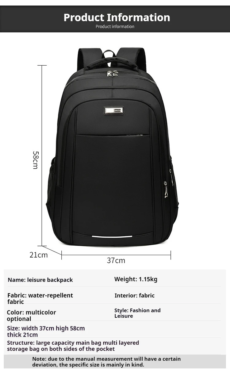 Men's 70L Large Capacity Backpack Wear-resistant and Durable 21-inch Business Bag Travel Bag