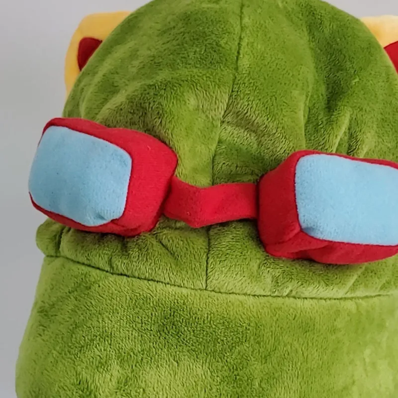 Game Lovely kawaii Swift Scout Timor Teemo's Hat LOL Cosplay High Quality Plush Warm Hat Party Teemo Cap