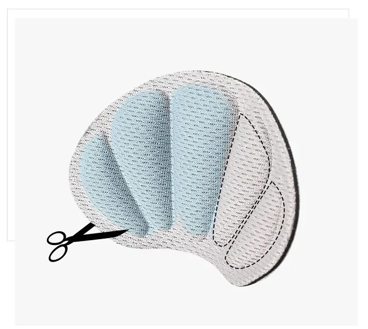 Insoles Heel Pads Lightweight for Sport Shoes Adjustable Cute Size Back Sticker Antiwear Feet Soft Pad Relief Anti-wear Cushions