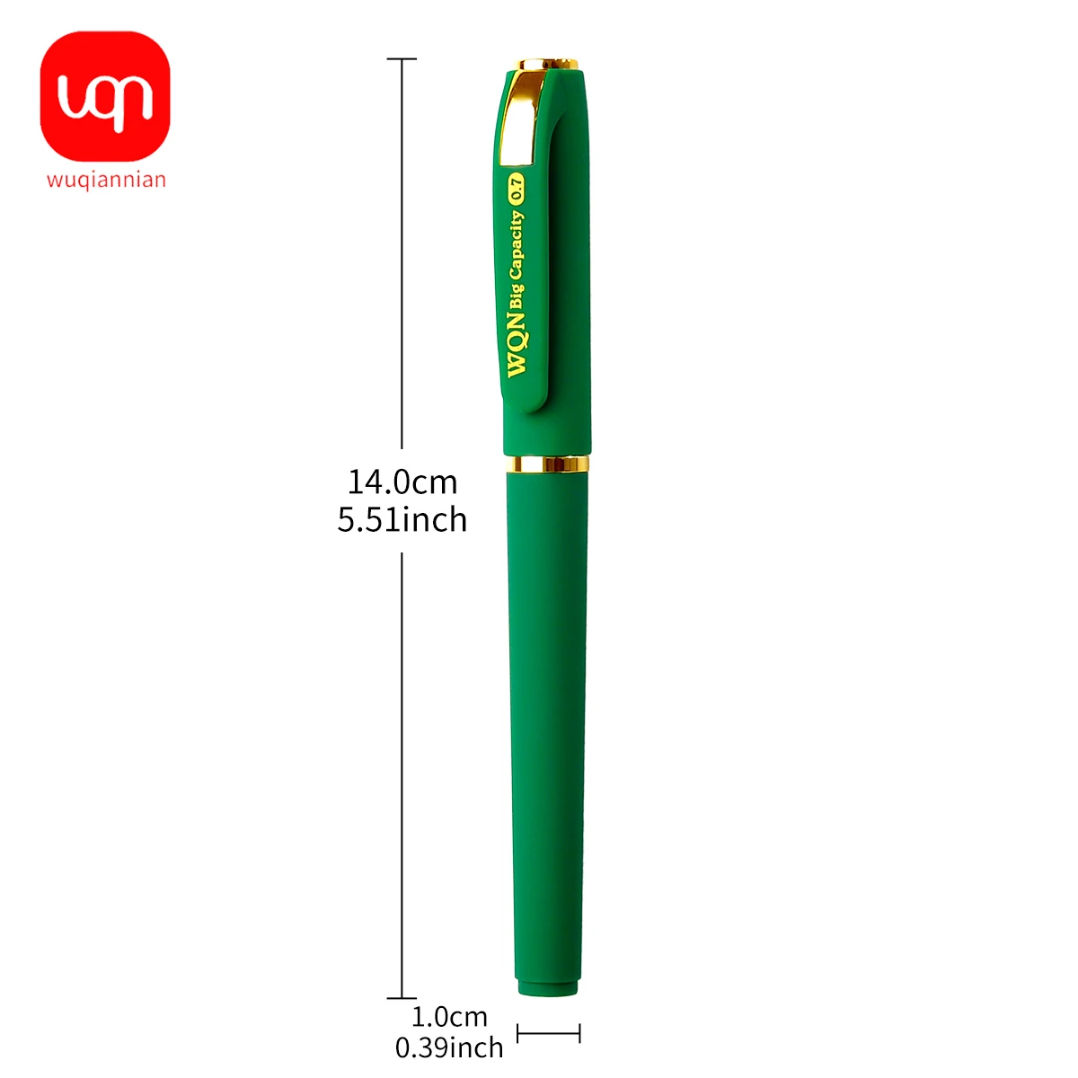 Aesthetic Stationery Cheap Stuff Colored 0.7mm Pens 2pcs/Set Red&Green&Purple&Yellow Ink Gold Kawaii Things