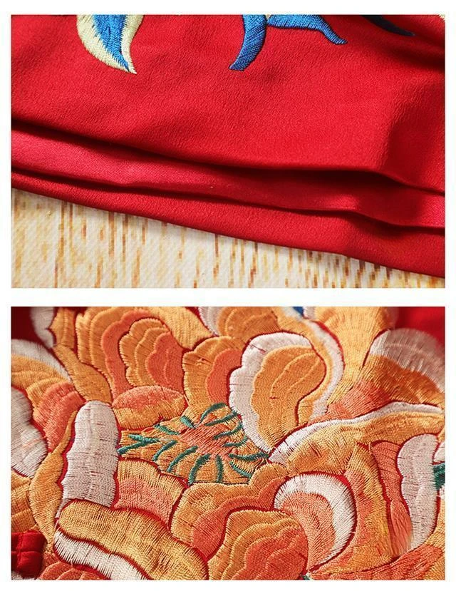 Embroidered Blouse Ethnic Style Retro Embroidery Chinese Blouse Women New Style Jacket Loose Cotton Coat Women's Autumn Hanfu