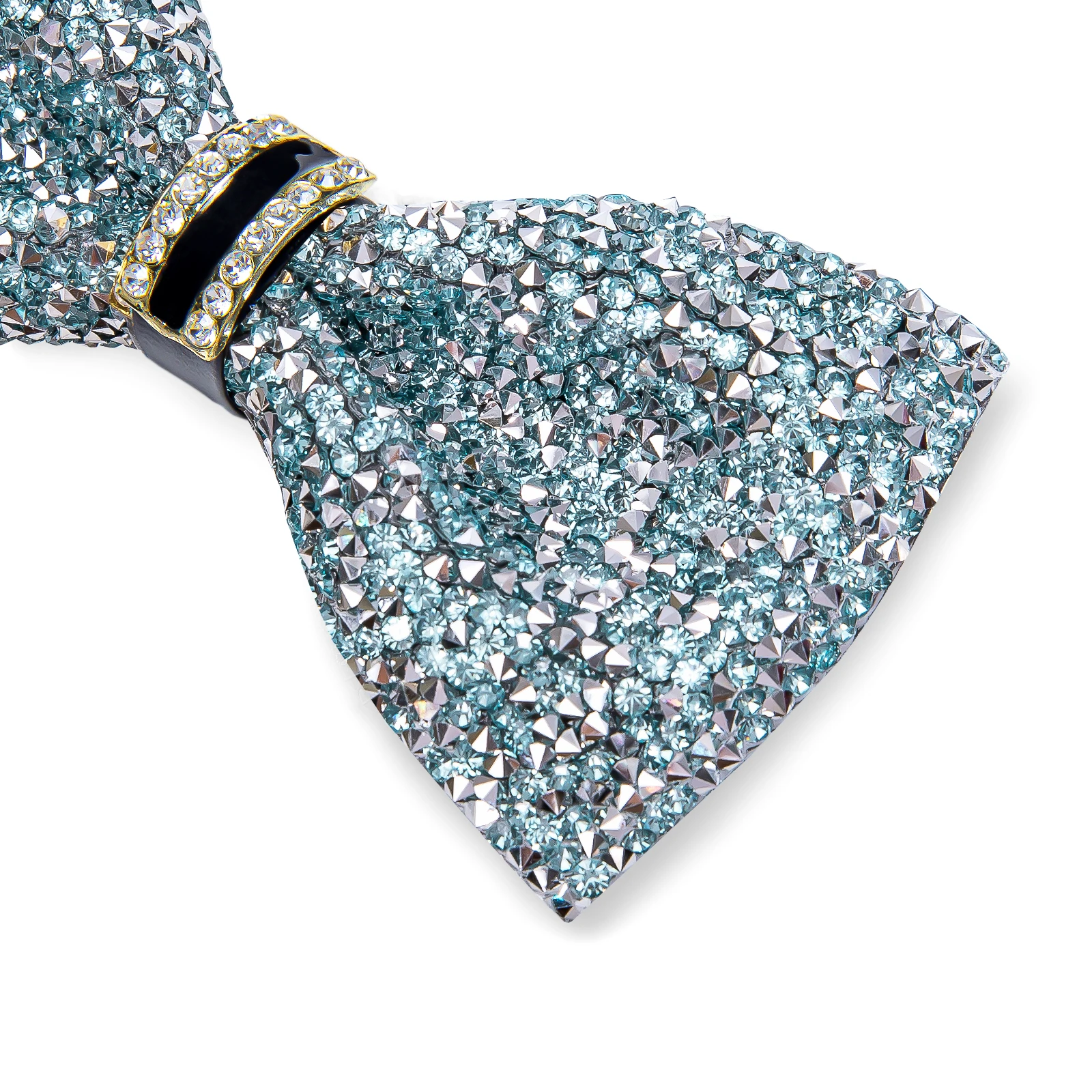 Shinny Rhinestone Diamond Bow Tie Pre-tied Bowknot for Wedding Prom Tuxedo Suits Black Red Green Butterfly Gift for Men