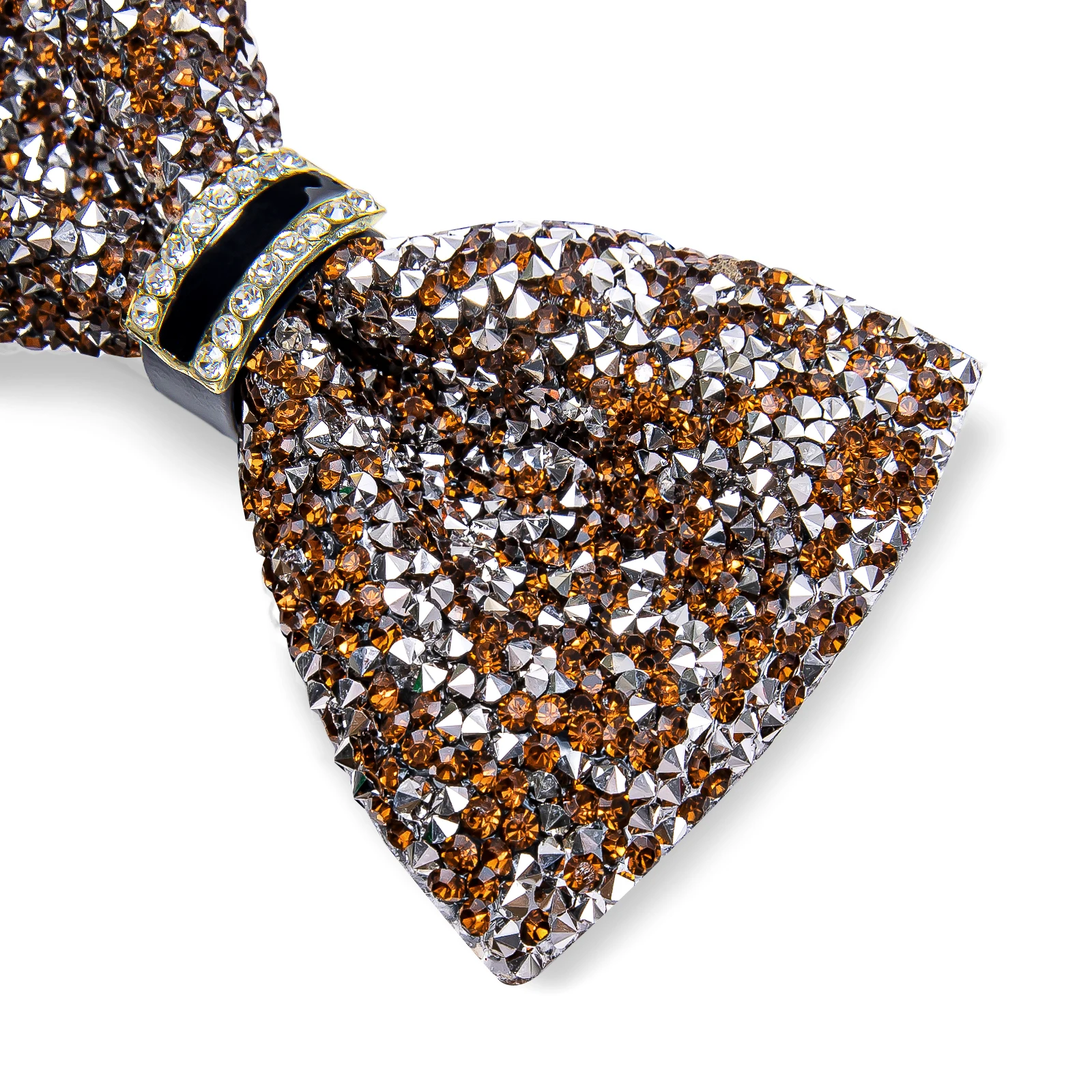 Shinny Rhinestone Diamond Bow Tie Pre-tied Bowknot for Wedding Prom Tuxedo Suits Black Red Green Butterfly Gift for Men