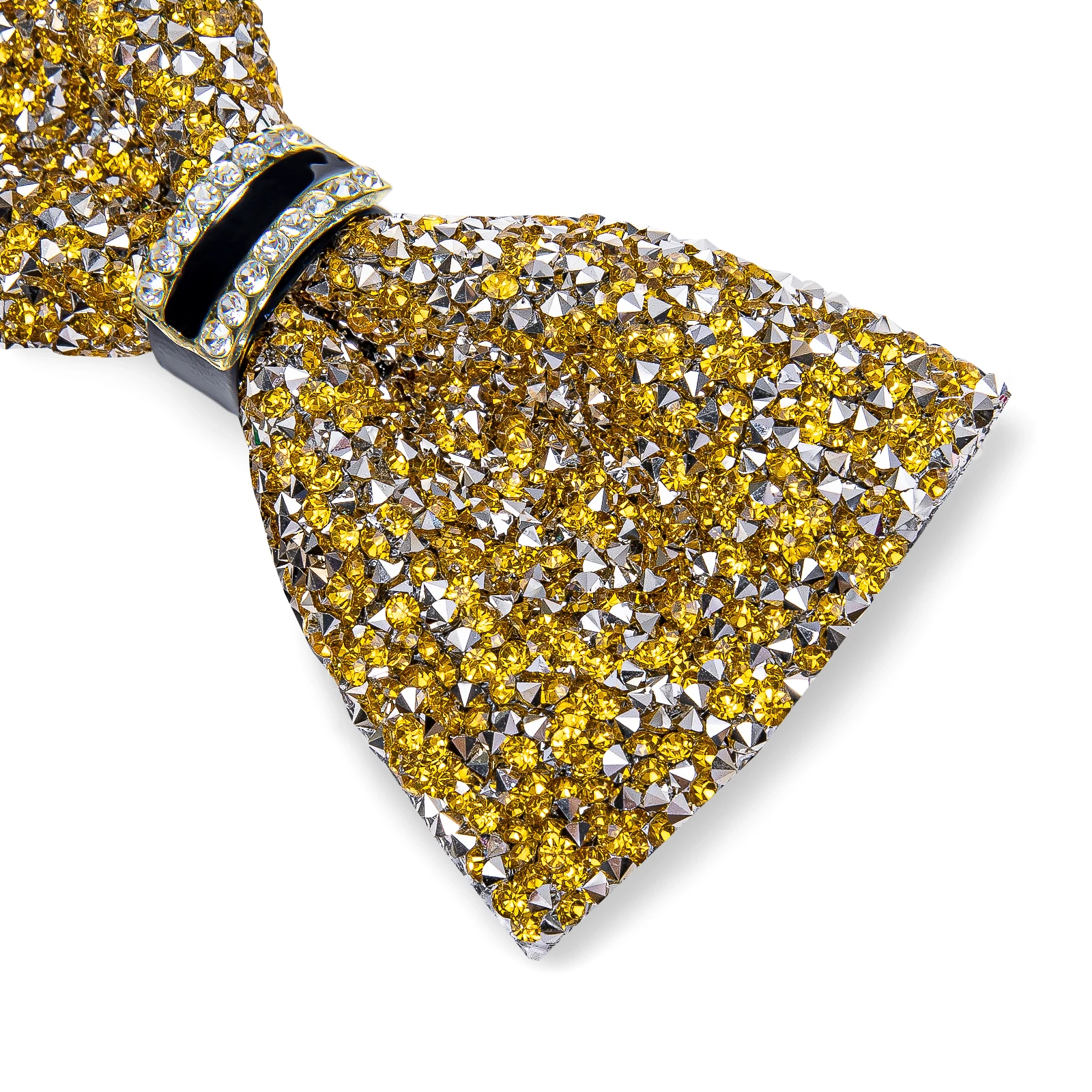 Shinny Rhinestone Diamond Bow Tie Pre-tied Bowknot for Wedding Prom Tuxedo Suits Black Red Green Butterfly Gift for Men