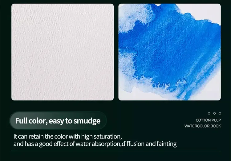 BAOHONG 100% Cotton Watercolor Paper Pad 32K 16K 20Sheets 300gsm 200gsm Painting Book Artist Academy Professional Art Supplies
