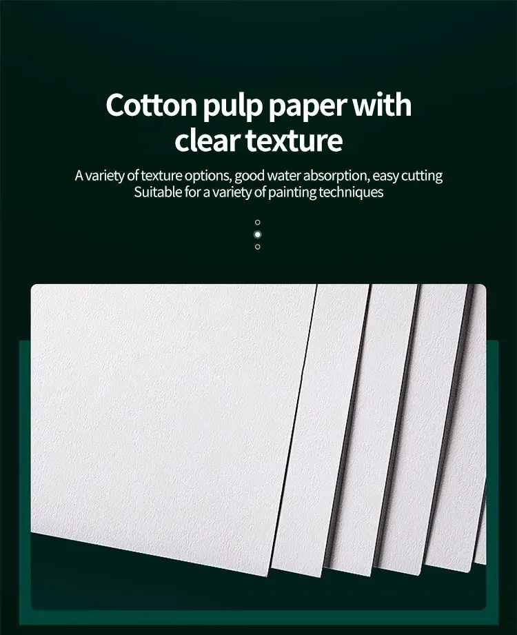 BAOHONG 100% Cotton Watercolor Paper Pad 32K 16K 20Sheets 300gsm 200gsm Painting Book Artist Academy Professional Art Supplies
