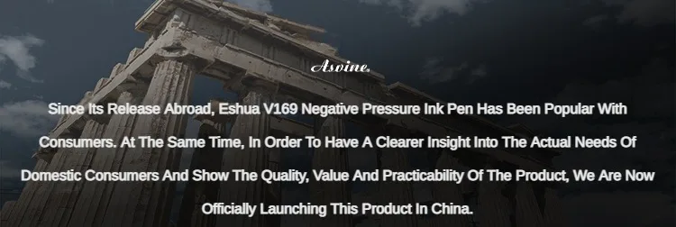 Asvine V169 Vacuum Filling Fountain Pen Luxury Elegant Transparent Acrylic Skeleton Hollow Carved Writing Supplies Stationery