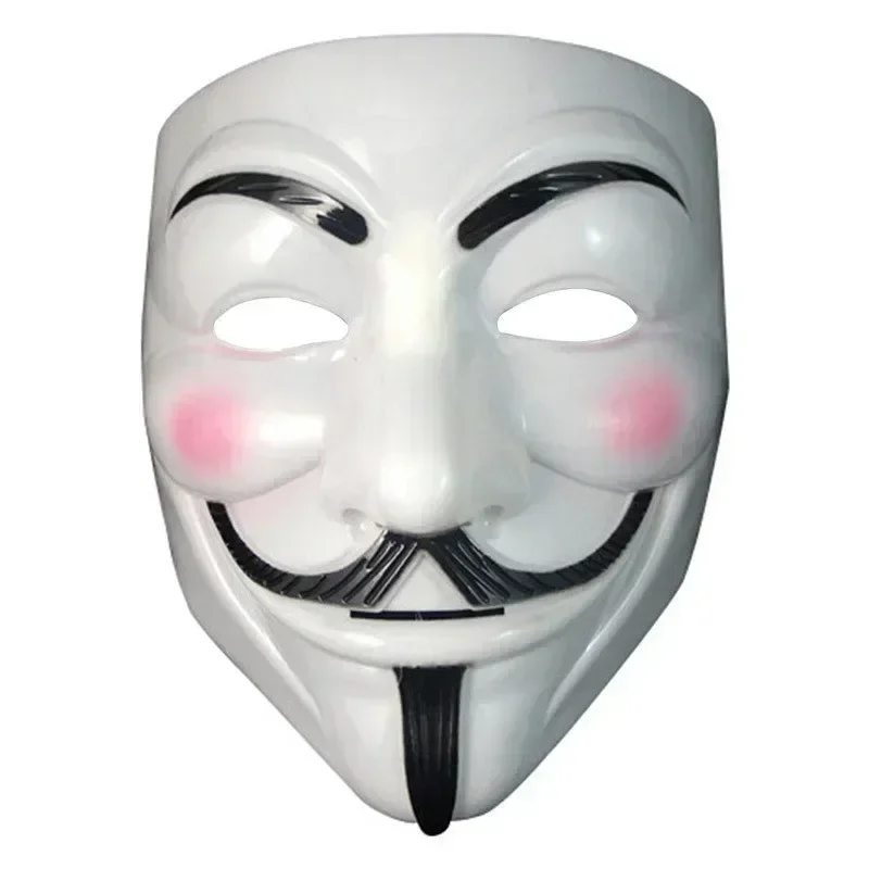 Halloween The V for Vendetta Party Cosplay Masque Mask Anonymous Guy Fawkes Fancy Dress Adult Costume Accessory Macka Mascaras