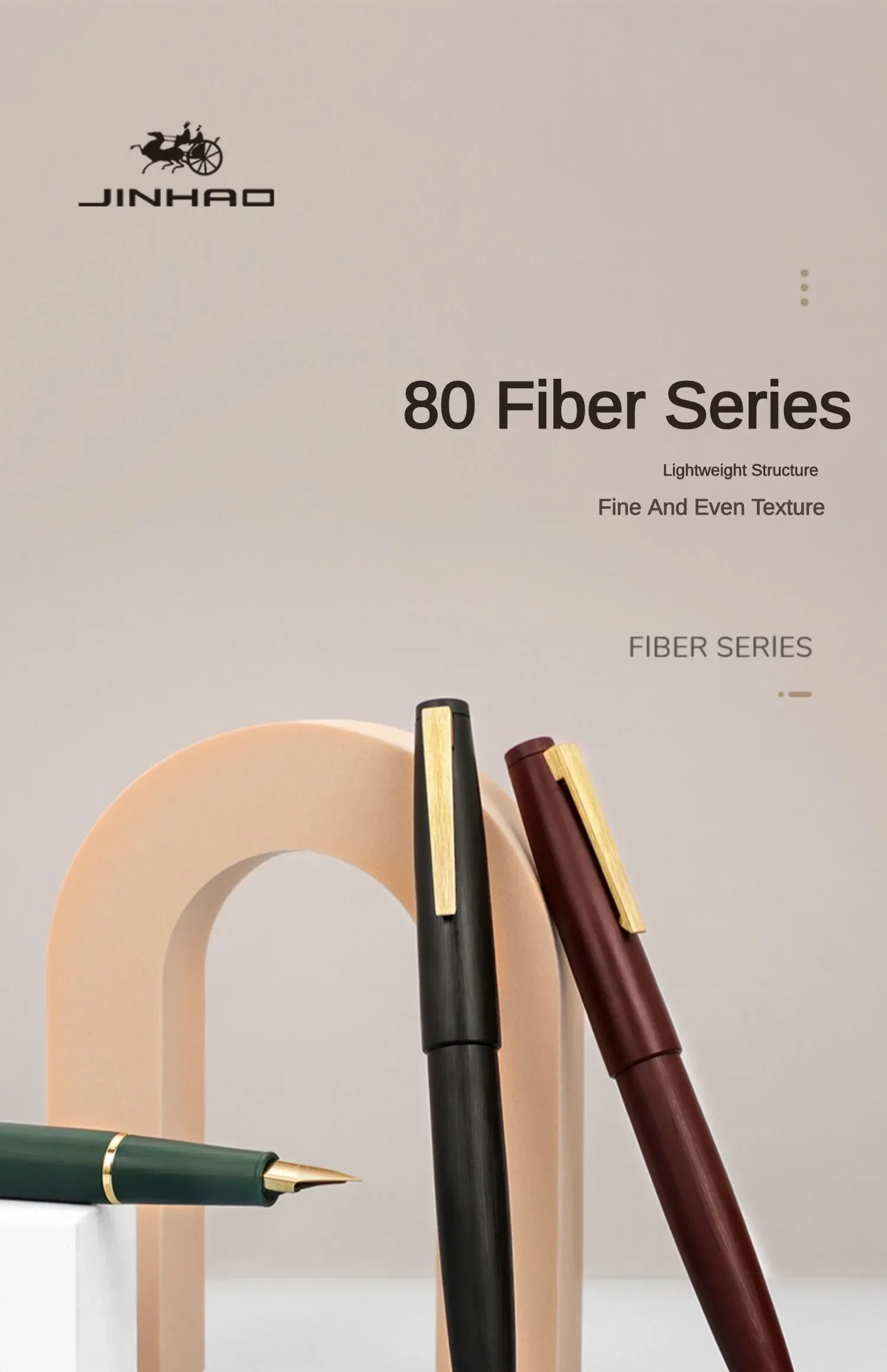 Jinhao 80 Fountain Pen Luxury Elegant Pens EF F 0.3MM Extra Fine Nib Writing Pens Stationery Student Office School Supplies