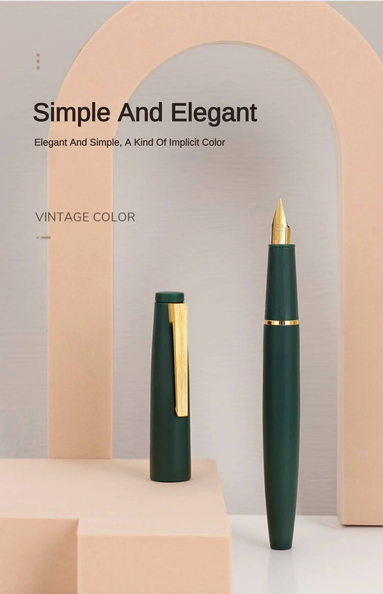Jinhao 80 Fountain Pen Luxury Elegant Pens EF F 0.3MM Extra Fine Nib Writing Pens Stationery Student Office School Supplies